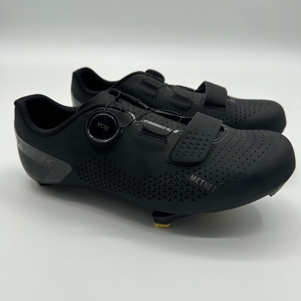 Trek Circuit Road Cycling Shoes Black BOA MetNet Mens 8 Womens 9.5 EUR 41